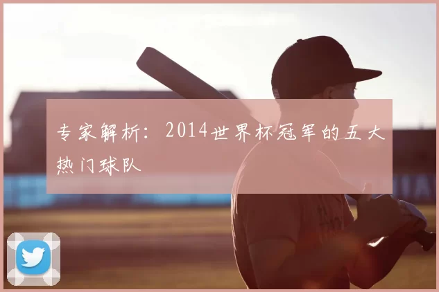 专家解析：2014世界杯冠军的五大热门球队