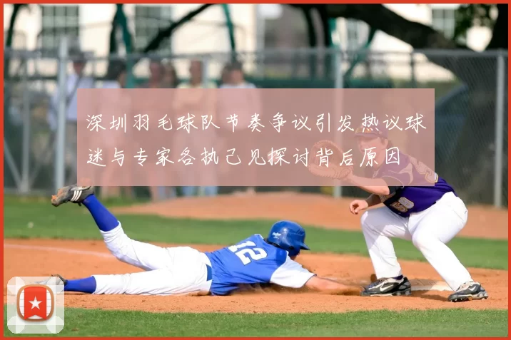 深圳羽毛球队节奏争议引发热议球迷与专家各执己见探讨背后原因