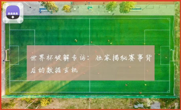 世界杯破解专访：独家揭秘赛事背后的数据玄机